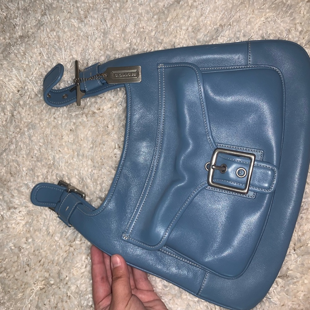 Baby blue Coach Bag